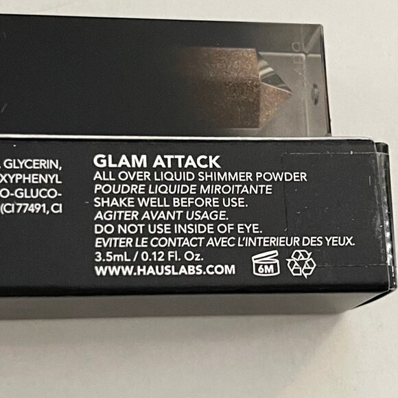 Haus Laboratories BNIB Legend Glam Attack Liquid Shimmer Powder Eyeshadow - Picture 4 of 7